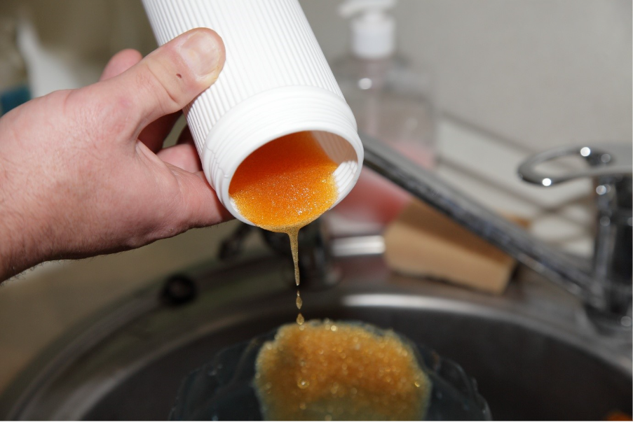  The ion exchange process in water treatment